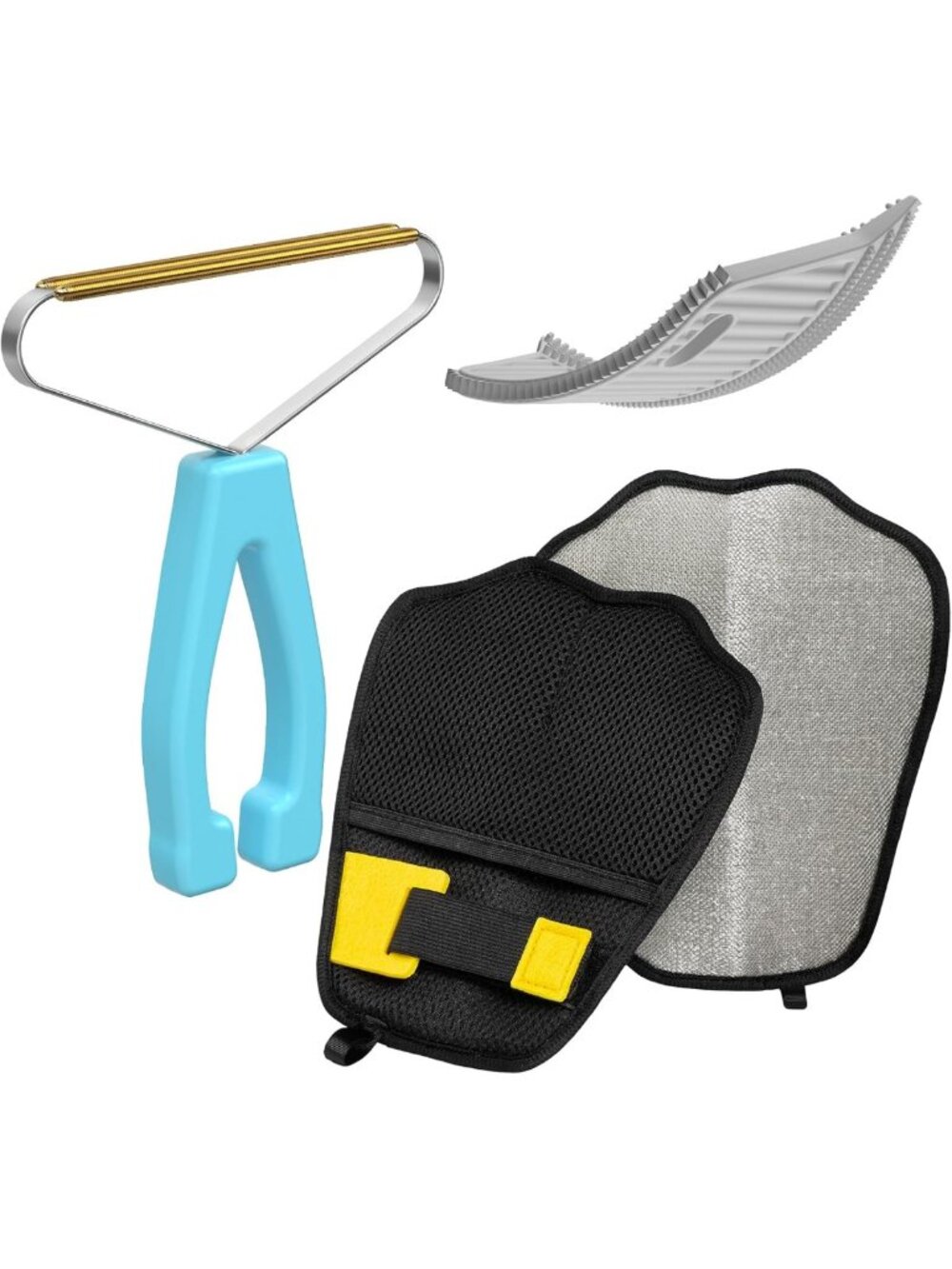 Effective Pet Hair Removal Tool Set - Lint Remover 3-Pack for Easy Cleaning